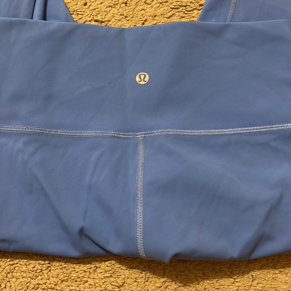 Rare Lululemon wunder under high rise tights Blue Nile 28” Sz 6 - Picture 6 of 6